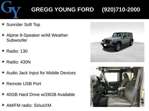 Used 2016 Jeep Wrangler Unlimited Rubicon w/ Connectivity Group image 13