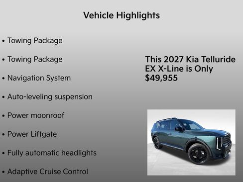 New 2027 Kia Telluride EX X-Line image 5