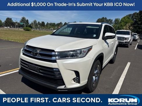 Used 2018 Toyota Highlander Limited Platinum AWD/4WD image 1