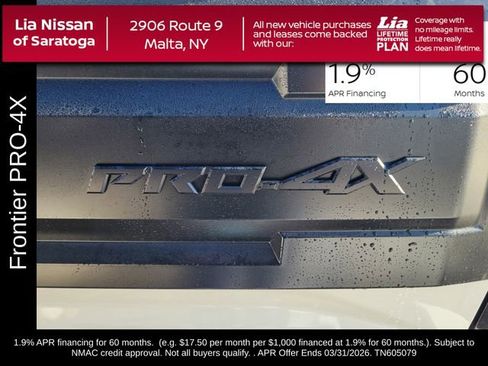 New 2026 Nissan Frontier PRO-4X w/ Pro-4x Convenience Package image 5
