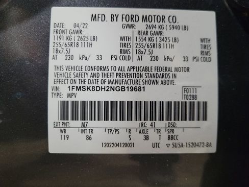 Used 2022 Ford Explorer XLT AWD/4WD image 33