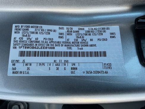 Used 2020 Ford F350 XLT w/ XLT Premium Package image 56