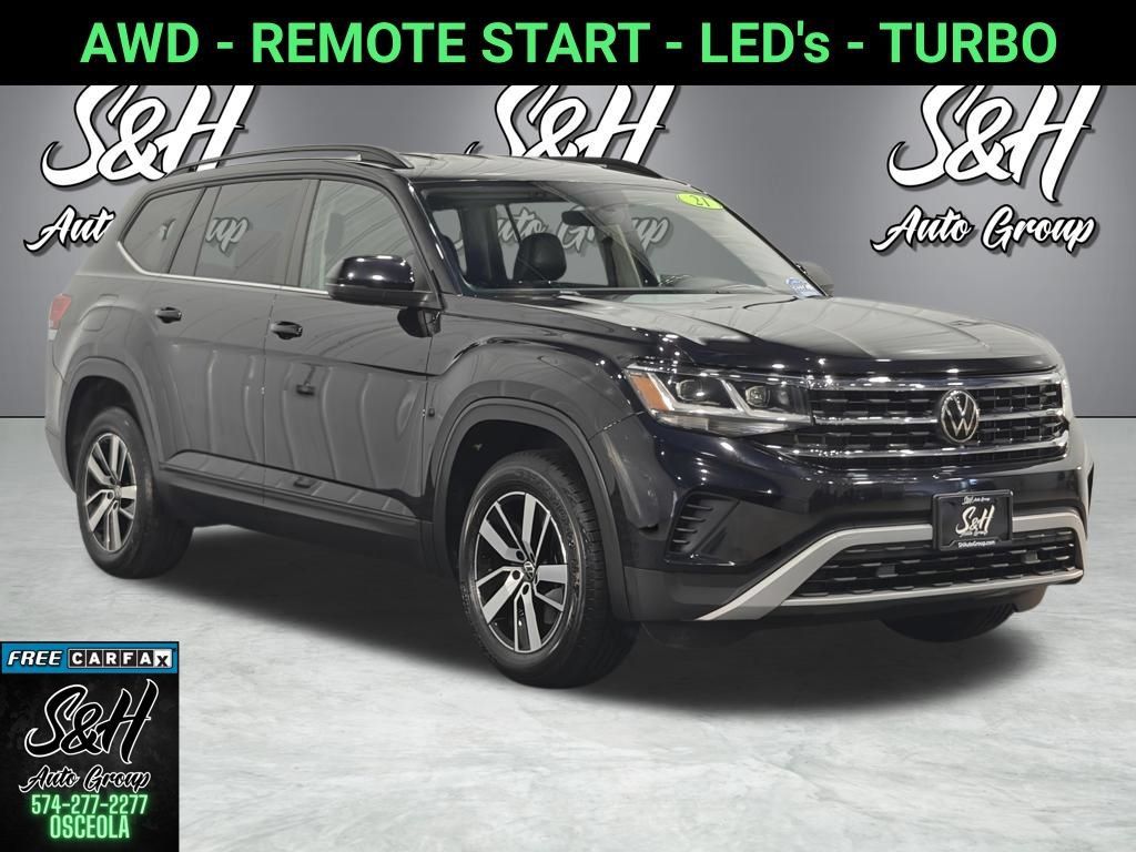 Used 2021 Volkswagen Atlas SE AWD/4WD image 1