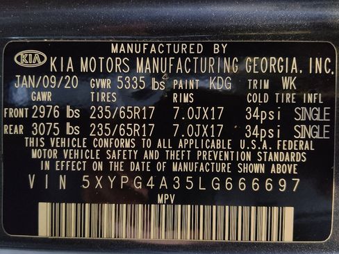 Used 2020 Kia Sorento LX FWD image 33