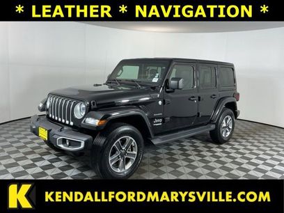 Used 2021 Jeep Wrangler Unlimited Sahara w/ Uconnect 4C Nav & Sound Group