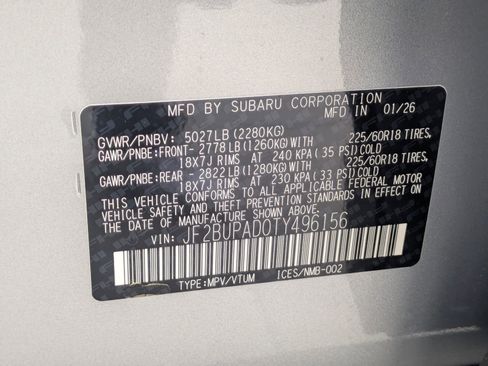 New 2026 Subaru Outback Premium image 15