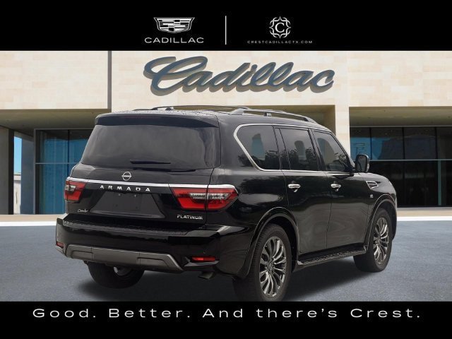 Used 2022 Nissan Armada Platinum w/ Captain's Chairs Package RWD image 3