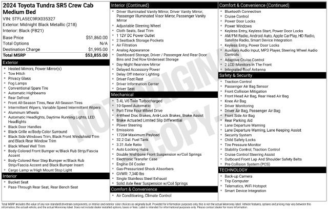 Used 2024 Toyota Tundra SR5 AWD/4WD image 32