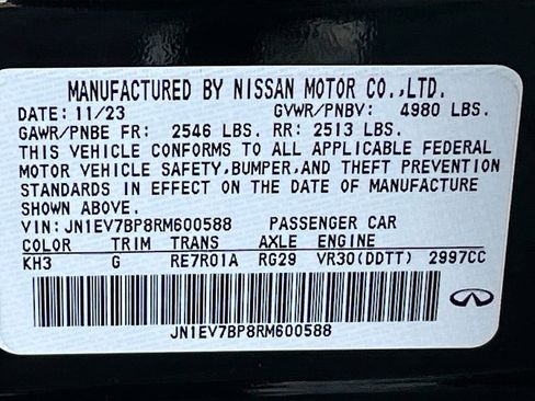 Used 2024 INFINITI Q50 Luxe w/ Cargo Package RWD image 33