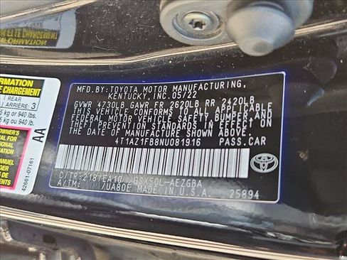 Used 2022 Toyota Avalon XLE w/ Moonroof Package FWD image 23