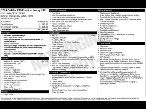 Certified 2024 Cadillac XT5 Premium Luxury FWD image 13