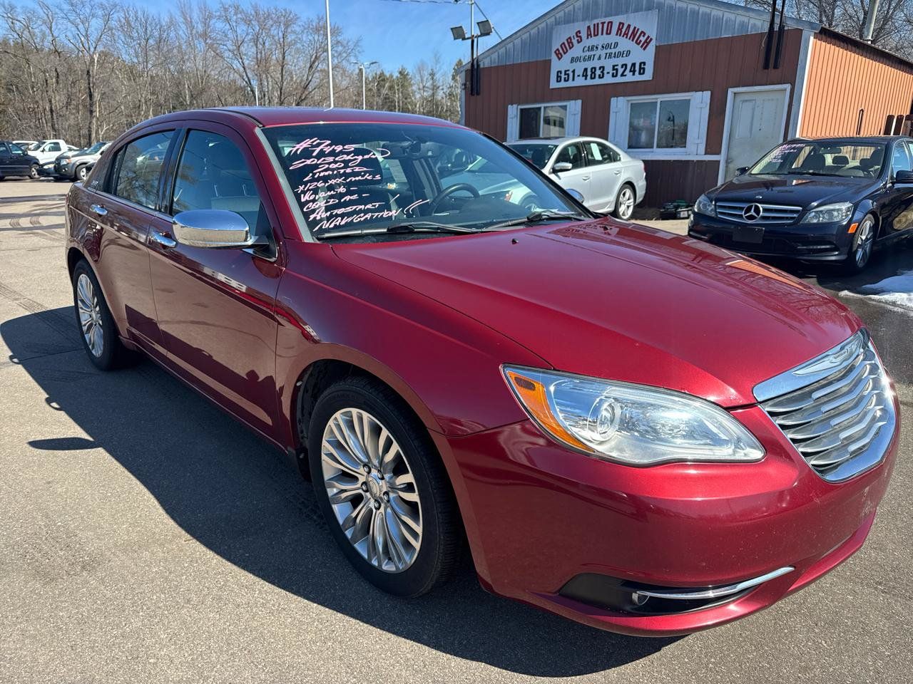 Used 2013 Chrysler 200 Limited w/ Sun/Sound Group FWD image 3