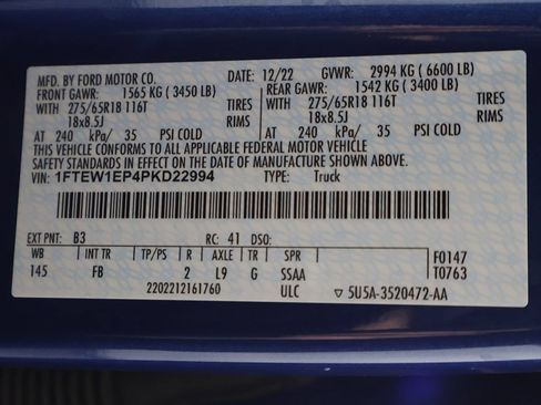 Used 2023 Ford F150 XLT w/ Equipment Group 302A High AWD/4WD image 57