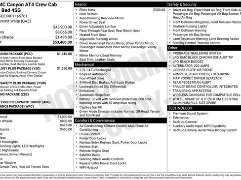 Used 2023 GMC Canyon AT4 w/ AT4 Premium Package AWD/4WD image 2