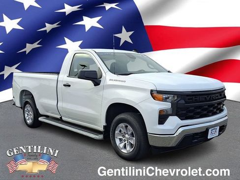 Certified 2025 Chevrolet Silverado 1500 W/T RWD image 1