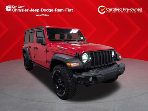 Certified 2022 Jeep Wrangler Unlimited Sport image 1