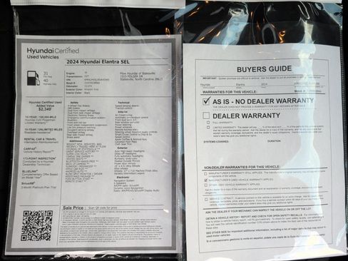 Certified 2024 Hyundai Elantra SEL w/ Convenience Package FWD image 33