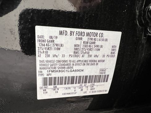 Used 2020 Ford Explorer ST w/ ST Street Pack image 32