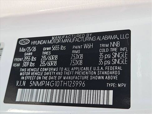 New 2026 Hyundai Santa Fe SE FWD image 16