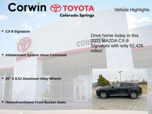 Used 2021 MAZDA CX-9 Signature AWD/4WD image 6