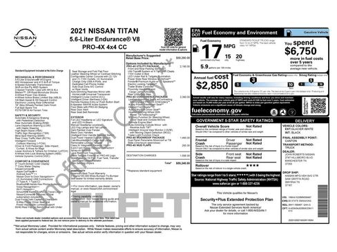 Used 2021 Nissan Titan PRO-4X w/ Pro-4x Convenience Package AWD/4WD image 27