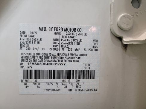 Used 2022 Ford Explorer XLT AWD/4WD image 33