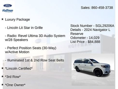 Used 2024 Lincoln Navigator L Reserve image 10