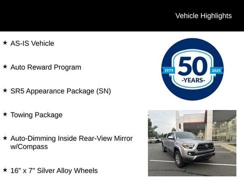 Used 2016 Toyota Tacoma SR5 w/ SR5 Appearance Package (SN) AWD/4WD image 5