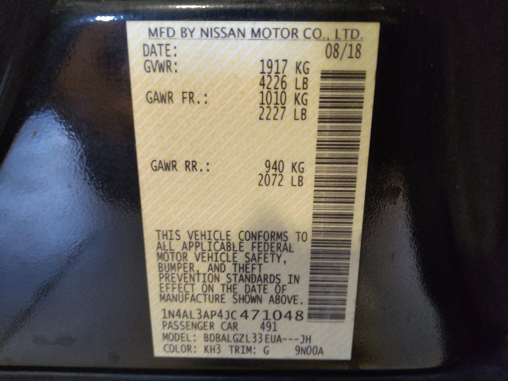 Used 2018 Nissan Altima 2.5 S w/ S Convenience Package FWD image 33