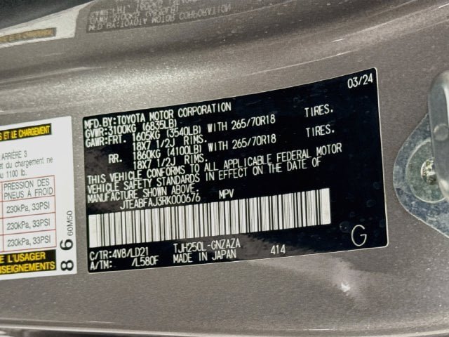 Used 2024 Toyota Land Cruiser AWD/4WD image 32
