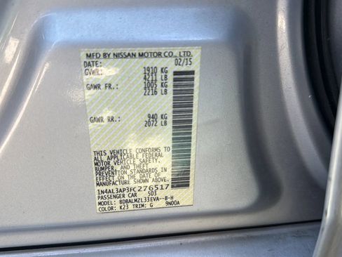 Used 2015 Nissan Altima 2.5 SV w/ Convenience Package FWD image 41