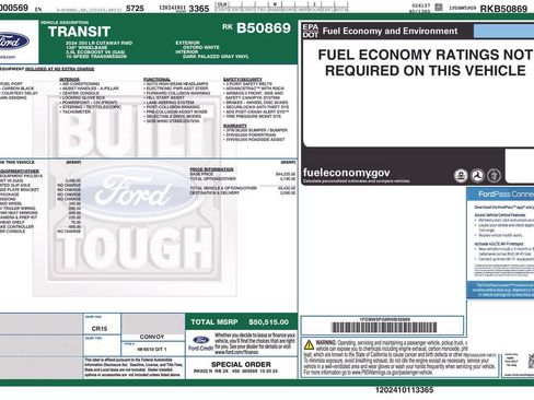 Certified 2024 Ford Transit 350 RWD image 6