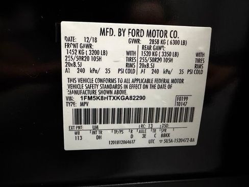 Used 2019 Ford Explorer Platinum AWD/4WD image 33