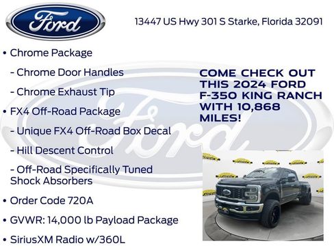 Certified 2024 Ford F350 King Ranch w/ Chrome Package AWD/4WD image 22