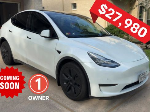 Used 2020 Tesla Model Y Long Range AWD/4WD image 1