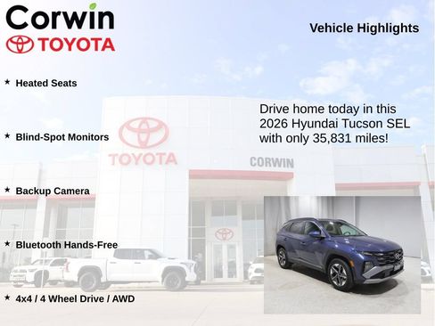 Used 2026 Hyundai Tucson SEL AWD/4WD image 6