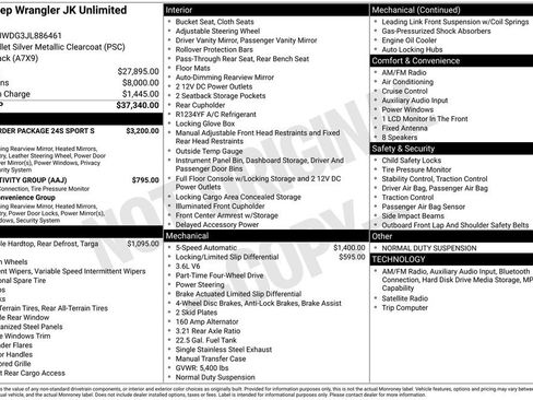 Used 2018 Jeep Wrangler Unlimited Sport S image 5