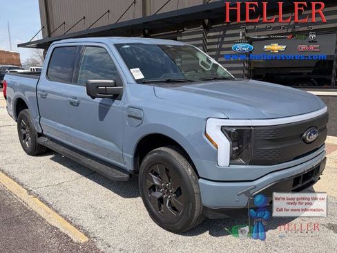 Used 2023 Ford F150 Lightning XLT w/ Equipment Group 312A High image 1