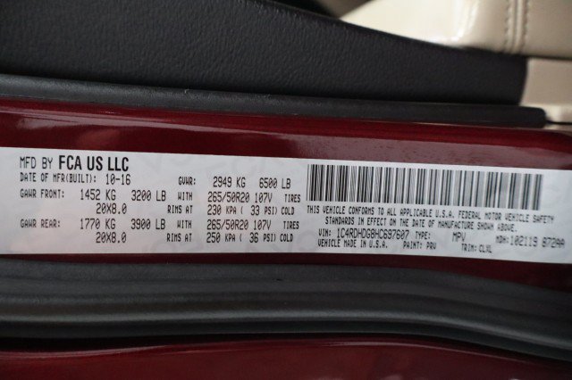 Used 2017 Dodge Durango GT w/ Nav & Power Liftgate Group RWD image 91
