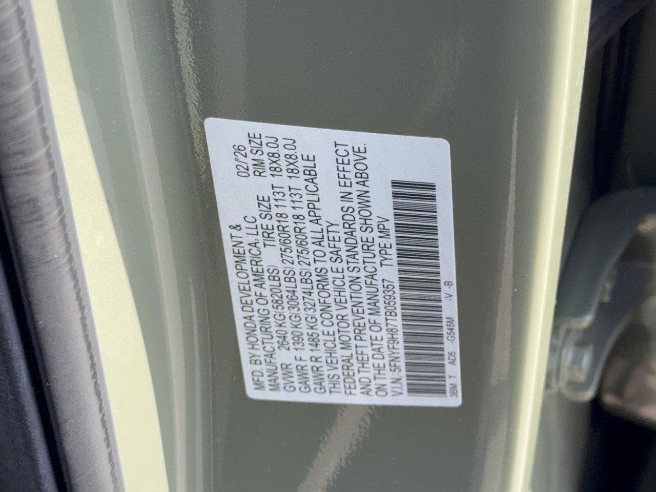 Used 2026 Honda Passport TrailSport Elite image 32