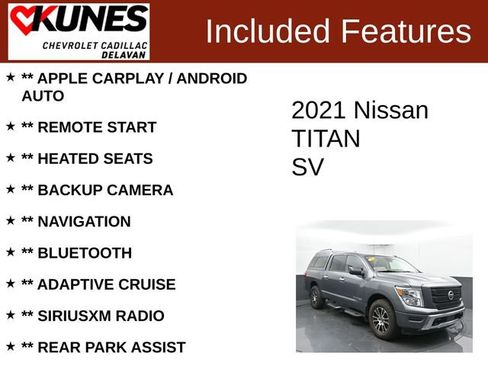 Used 2021 Nissan Titan SV w/ SV Convenience Package image 3