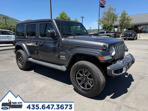 Used 2020 Jeep Wrangler Unlimited Sahara AWD/4WD image 1