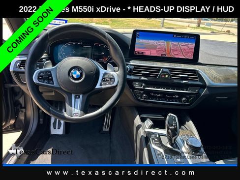 Used 2022 BMW M550i xDrive w/ Executive Package AWD/4WD image 7