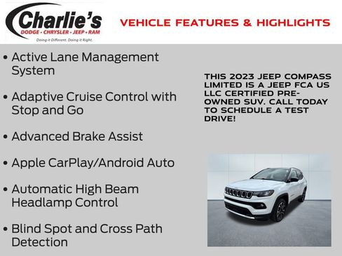 Used 2023 Jeep Compass Limited image 7