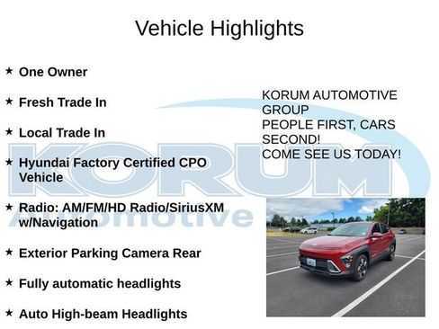 Used 2024 Hyundai Kona SEL w/ Convenience Package FWD image 4
