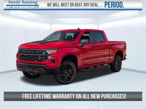 New 2026 Chevrolet Silverado 1500 Custom Trail Boss w/ LPO, Dark Essentials Package AWD/4WD image 1
