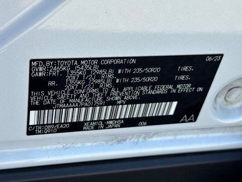 Used 2023 Toyota bZ4X FWD w/ Weather Package image 54