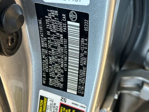 Used 2018 Toyota Camry SE w/ Moonroof Package FWD image 29