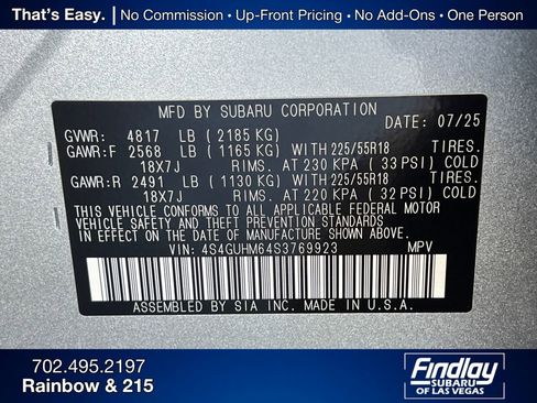 New 2025 Subaru Crosstrek 2.5i Limited w/ Crosstrek Mirror Package image 33