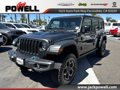 Certified 2023 Jeep Wrangler Unlimited Rubicon 4xe AWD/4WD image 1